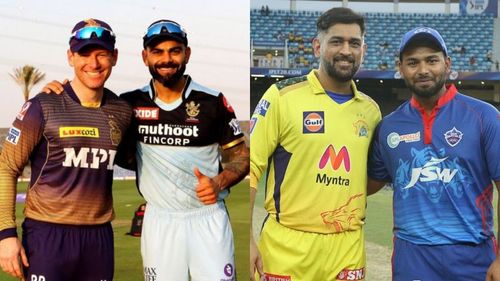 The four captains who'll compete in the IPL 2021 playoffs. (PC: IPLT20.com)