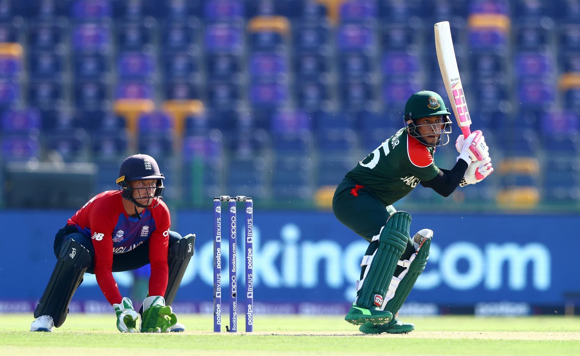 Mushfiqur Rahim top-scored for Bangladesh with 29. Pic: Getty Images