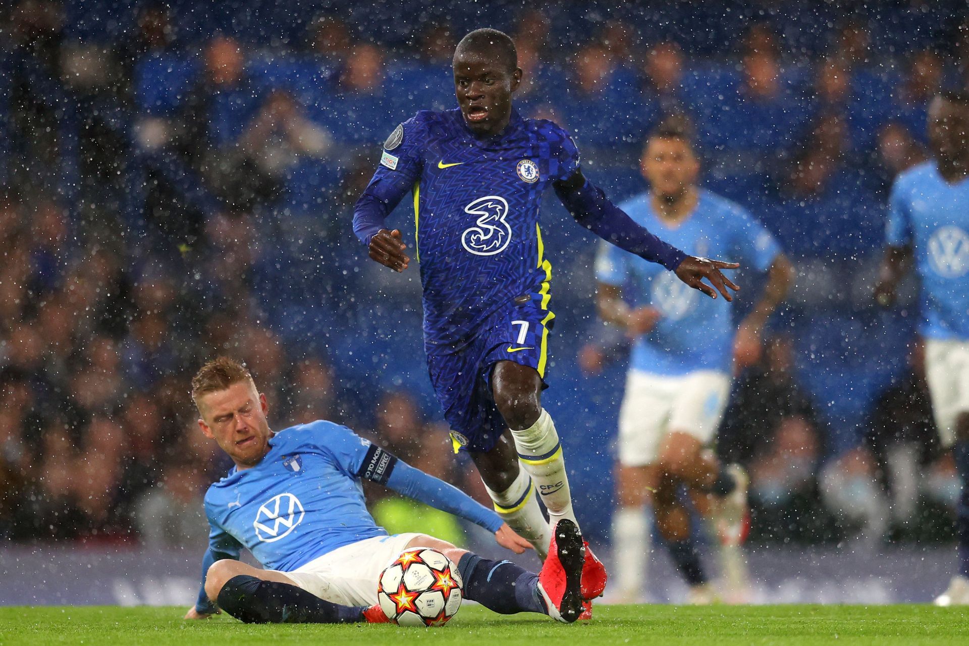 Kante won the EPL in his only season with Leicester City