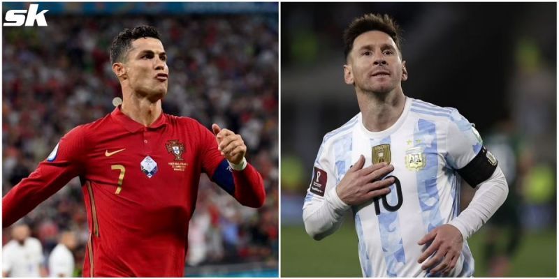 Cristiano Ronaldo (left) and Lionel Messi have scored a lot of hat-tricks in international football.