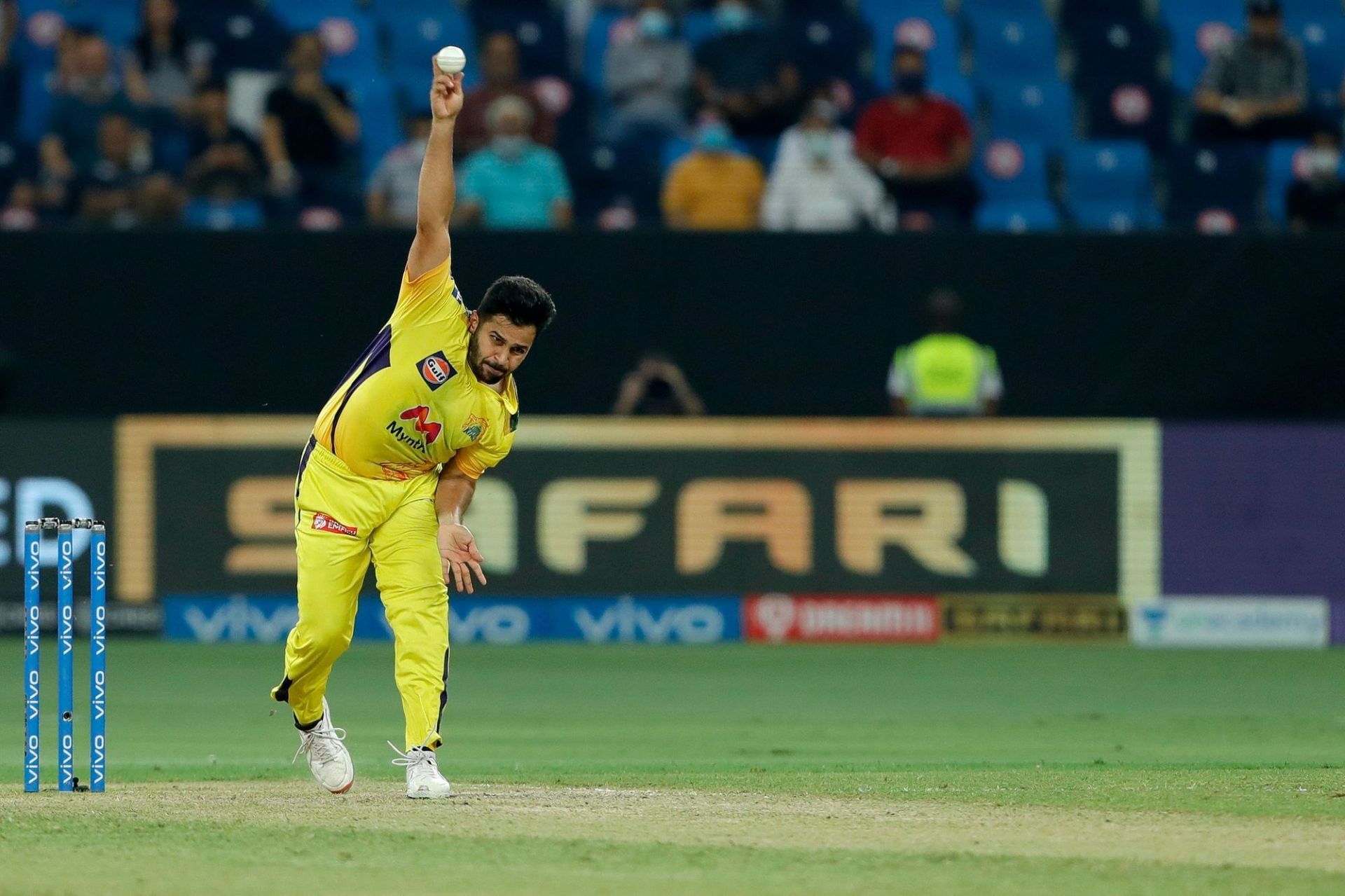 Shardul Thakur was arguably CSK&#039;s best bowler in IPL 2021. (Image Courtesy: IPLT20.com)