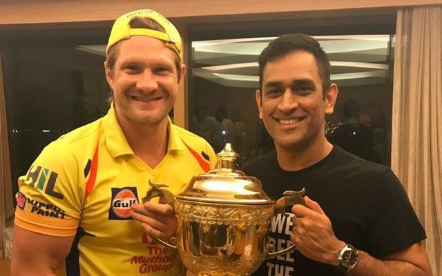 Shane Watson and MS Dhoni played together at CSK. 