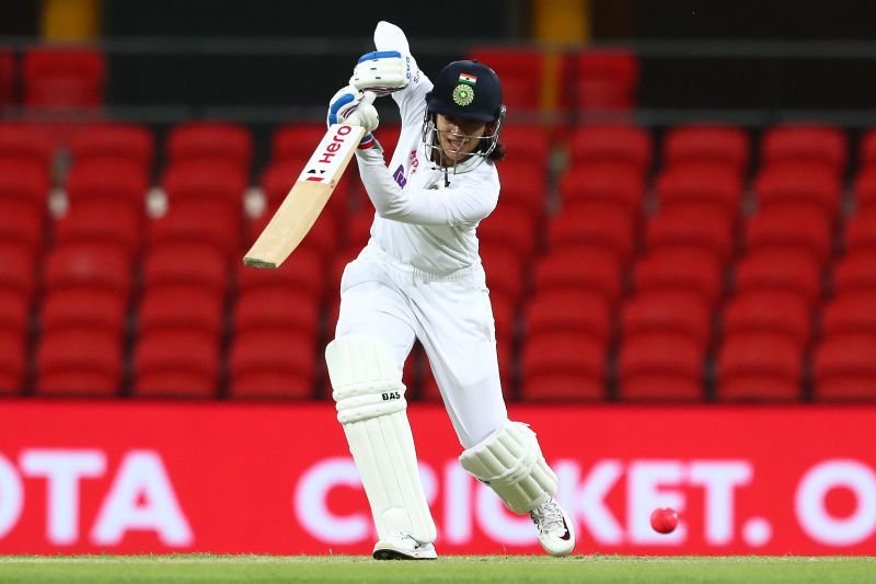 Smriti Mandhana scored her maiden Test century in the Day-Night match against Australia Women.