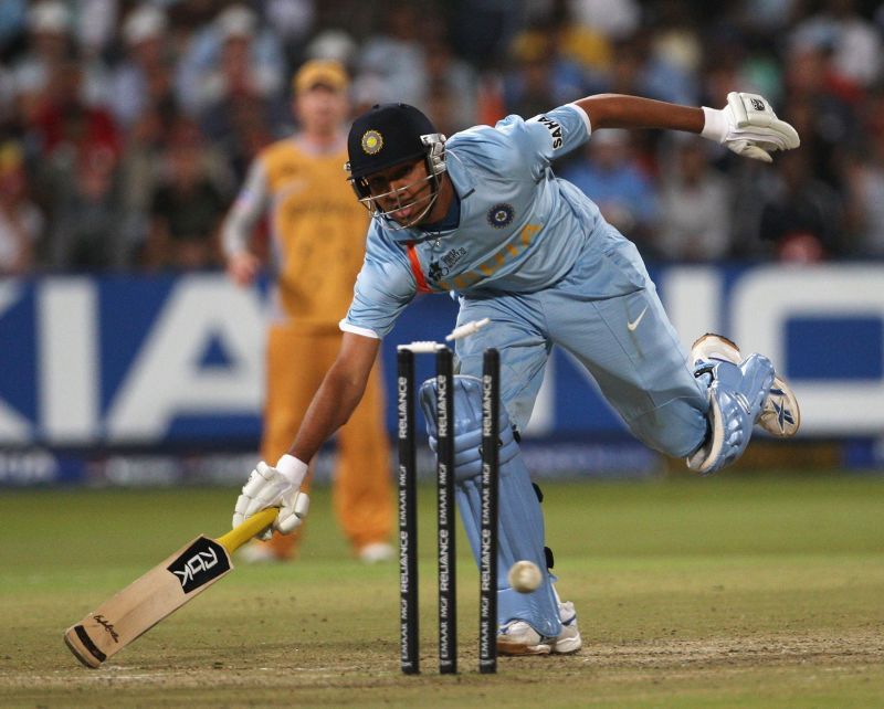 Rohit Sharma in action during the 2007 T20 World Cup