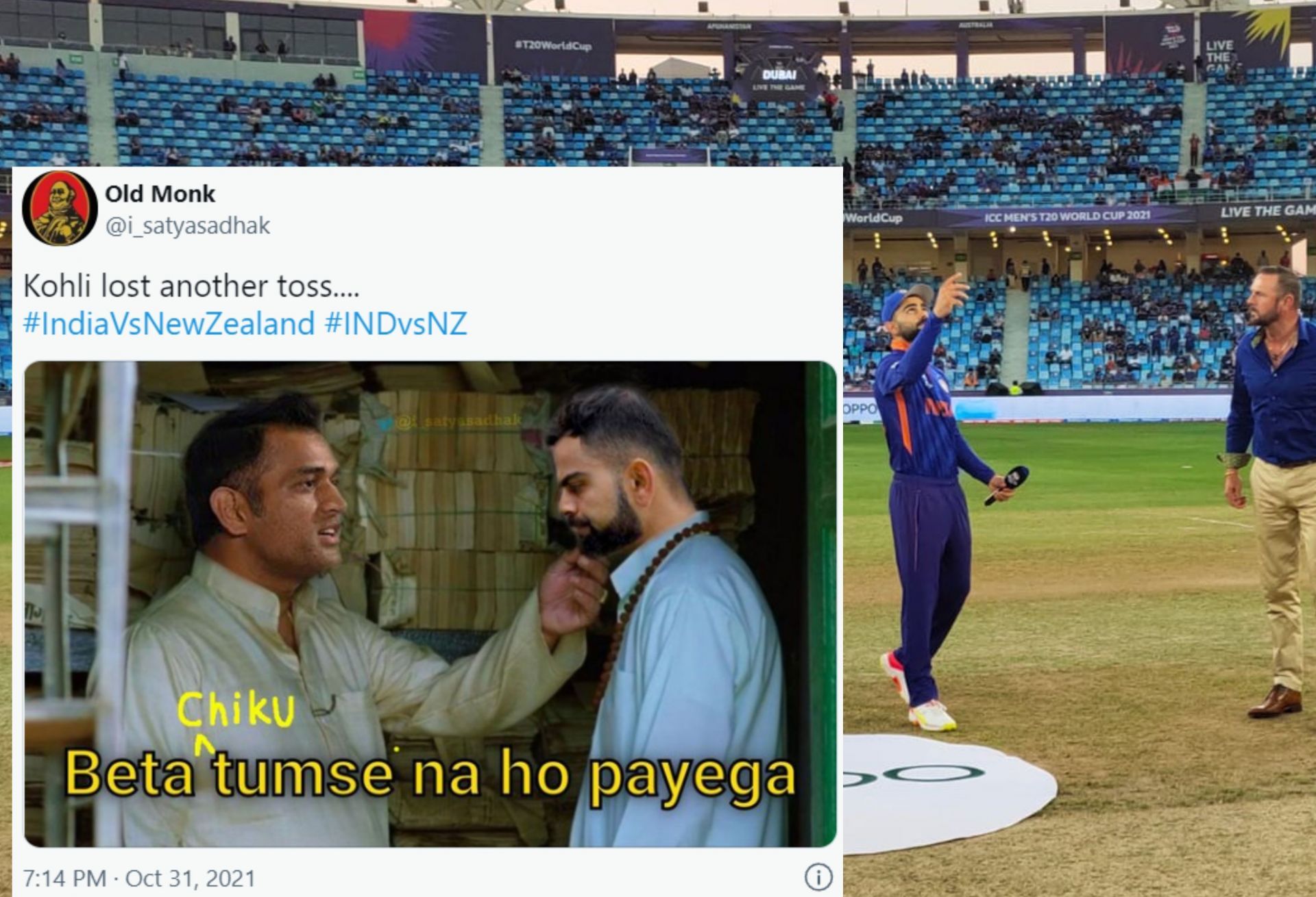 Twitterati trolls Virat Kohli after he loses yet another toss