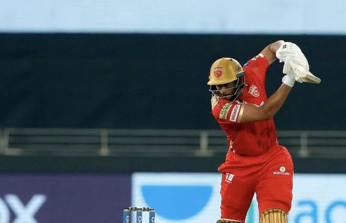 PBKS' Shahrukh Khan in action against KKR. (Photo: BCCI)