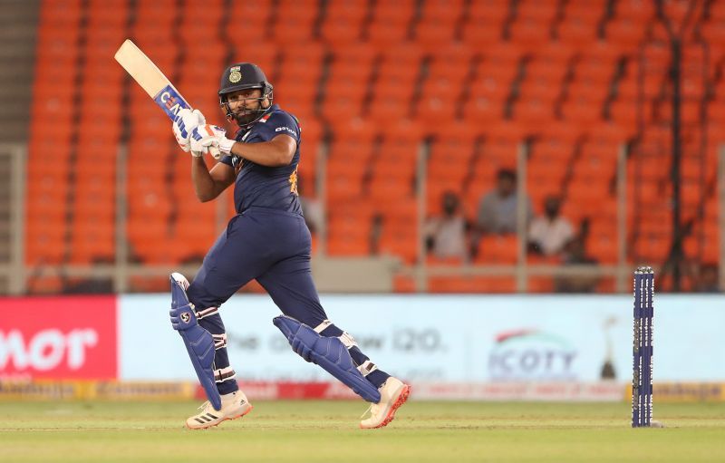 Rohit Sharma in action for India