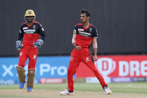 Yuzvendra Chahal celebrates a wicket. Pic: IPLT20.COM