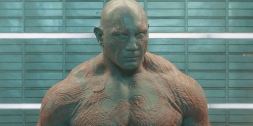 Bautista had to go through 5hours of makeup in Guardians of Galaxy