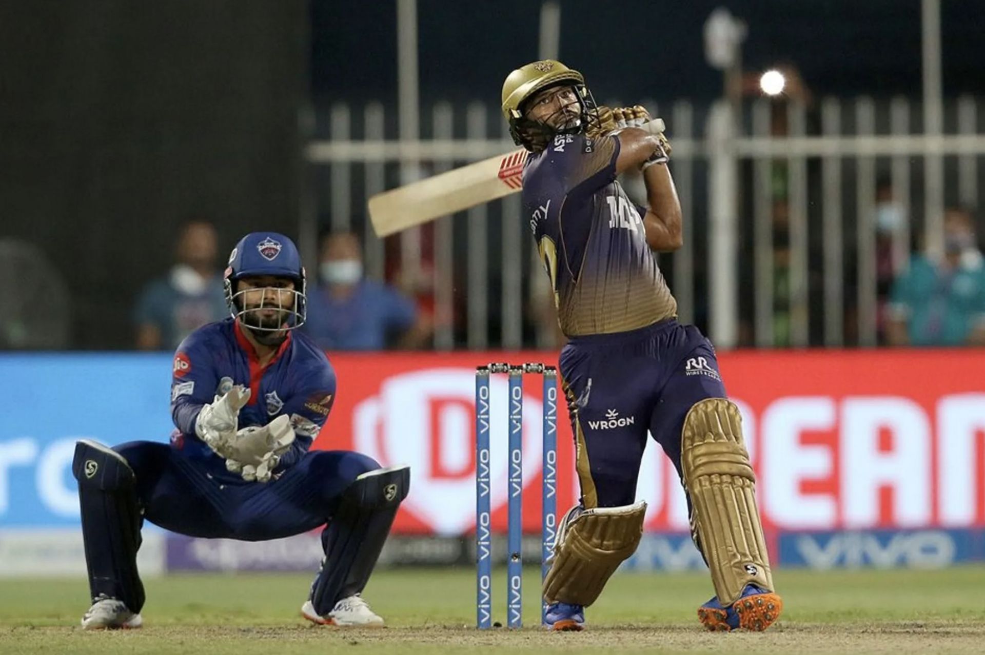 Rahul Tripathi&#039;s match-winning six sealed it for KKR. (Photo: BCCI)