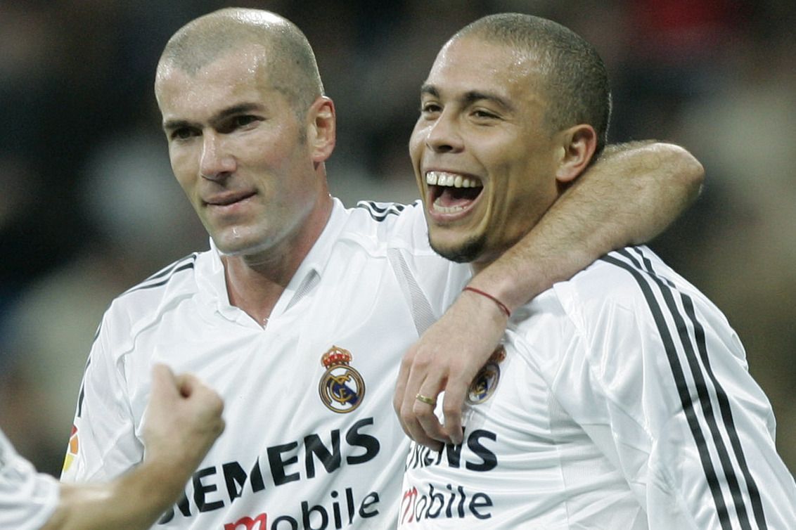 Zinedine Zidane and Ronaldo Nazario for Real Madrid