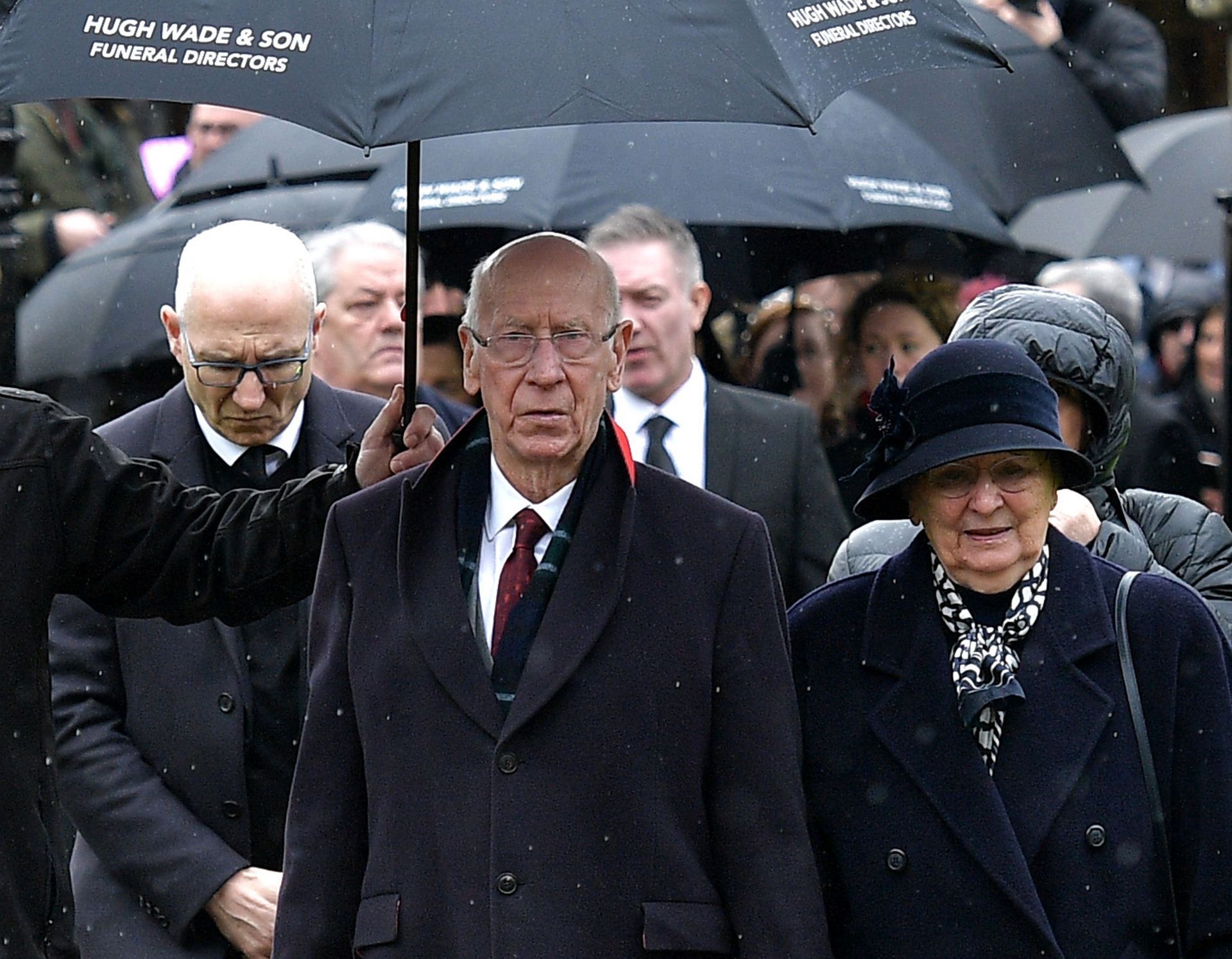 Funeral For Manchester United Goalkeeper Harry Gregg Held In Northern Ireland