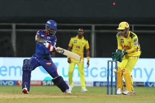 Shikhar Dhawan top-scored for DC in their last match against CSK [P/C: iplt20.com]