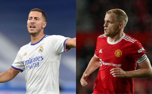 Eden Hazard and Donny van de Beek