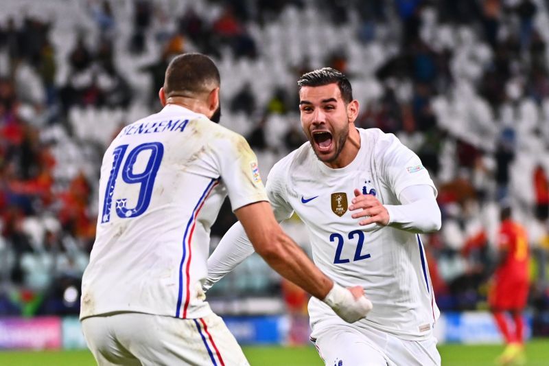 Theo Hernandez picked the perfect time to score his first goal for France