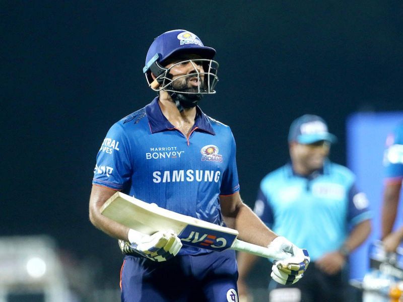 MI captain Rohit Sharma hasn't been his fluent self with the bat