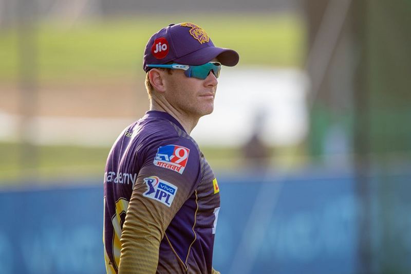 Eoin Morgan in action for KKR.