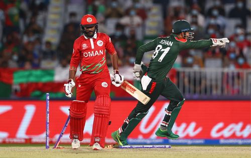 Bangladesh beat Oman by 26 runs in their T20 World Cup group stage match.