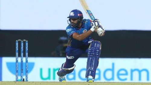 Rohit Sharma is MI's highest run-getter in IPL 2021. (Photo: BCCI)