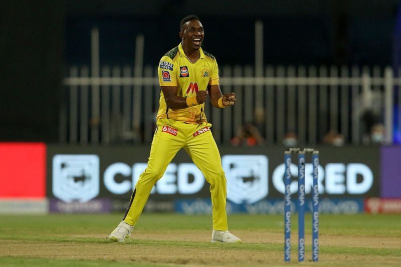 Dwayne Bravo celebrating in his signature style