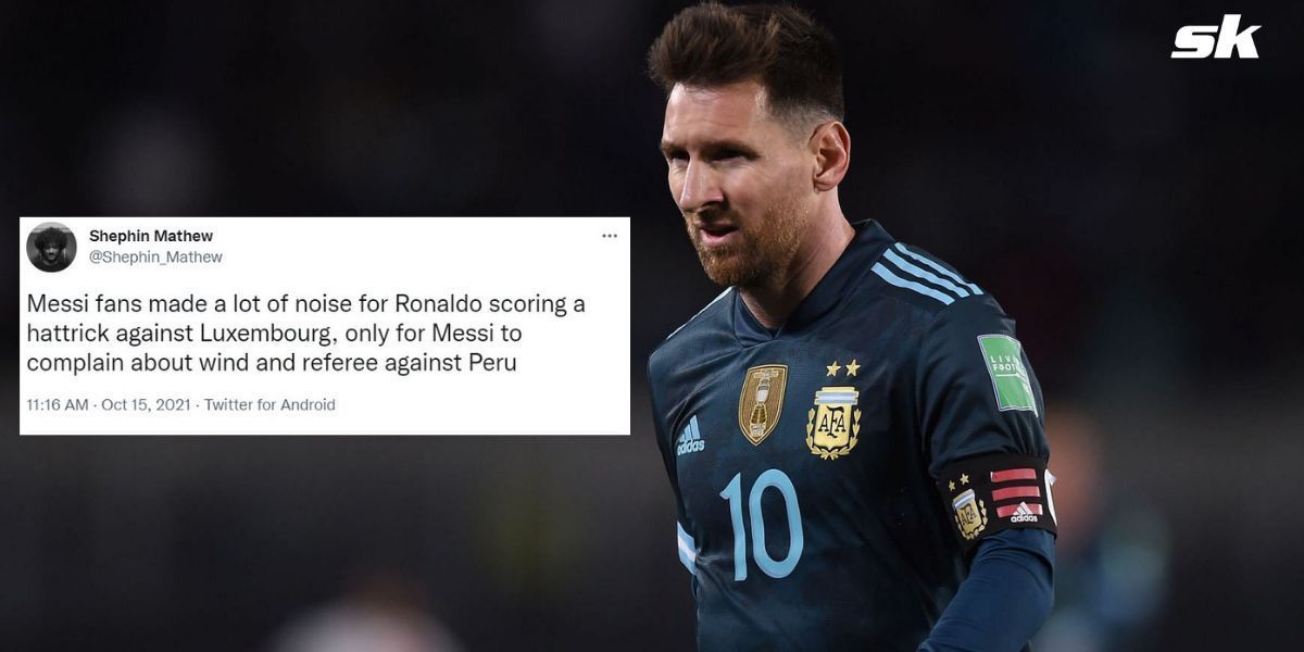 Lionel Messi has received some stern criticism from rival fans for his comments 