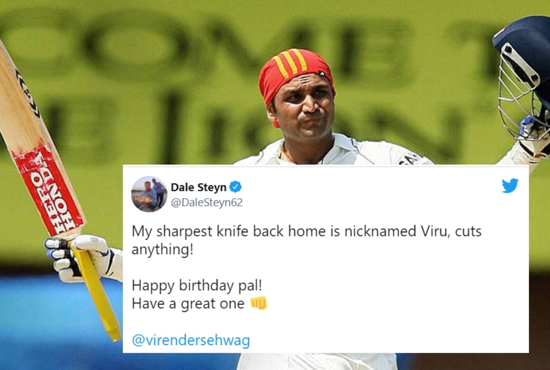 The cricket fraternity extends special wishes to Virender Sehwag on his 43rd birthday.