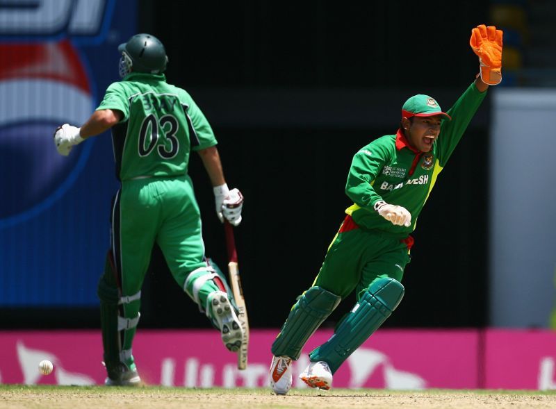 Mushfiqur Rahim kept the wickets for Bangladesh in 2007 T20 WC