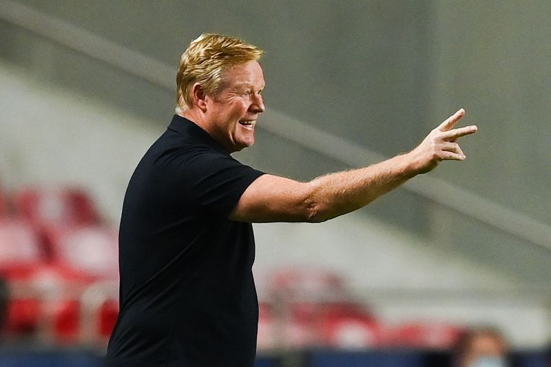 Ronald Koeman is under pressure at Barcelona