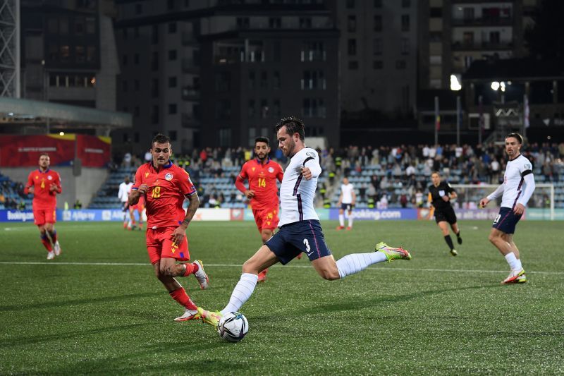 Ben Chilwell scored his first goal for England.