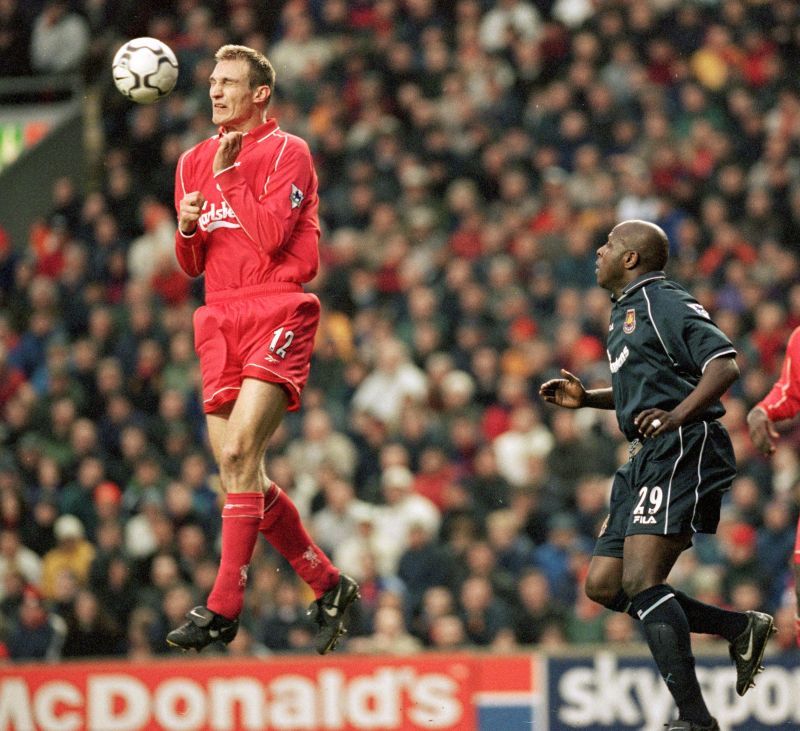 Sami Hyypia (left) was a force of nature.