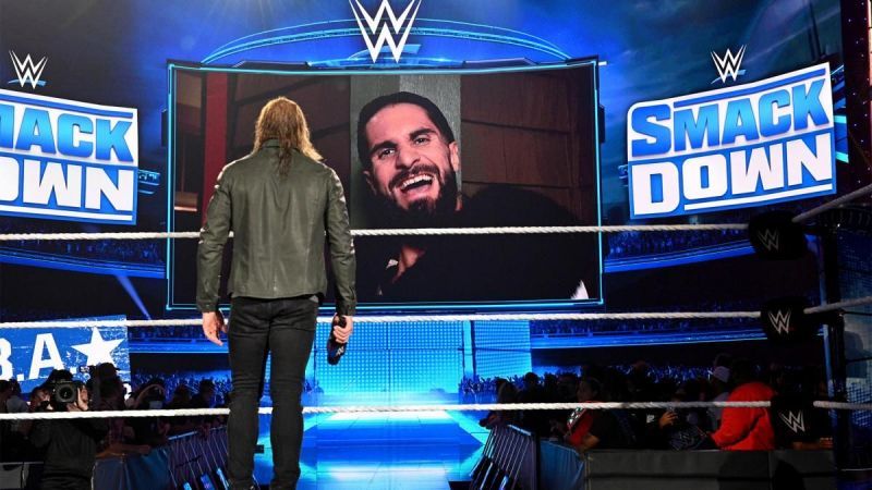 Seth Rollins and Edge were supposed to meet inside the ring last night