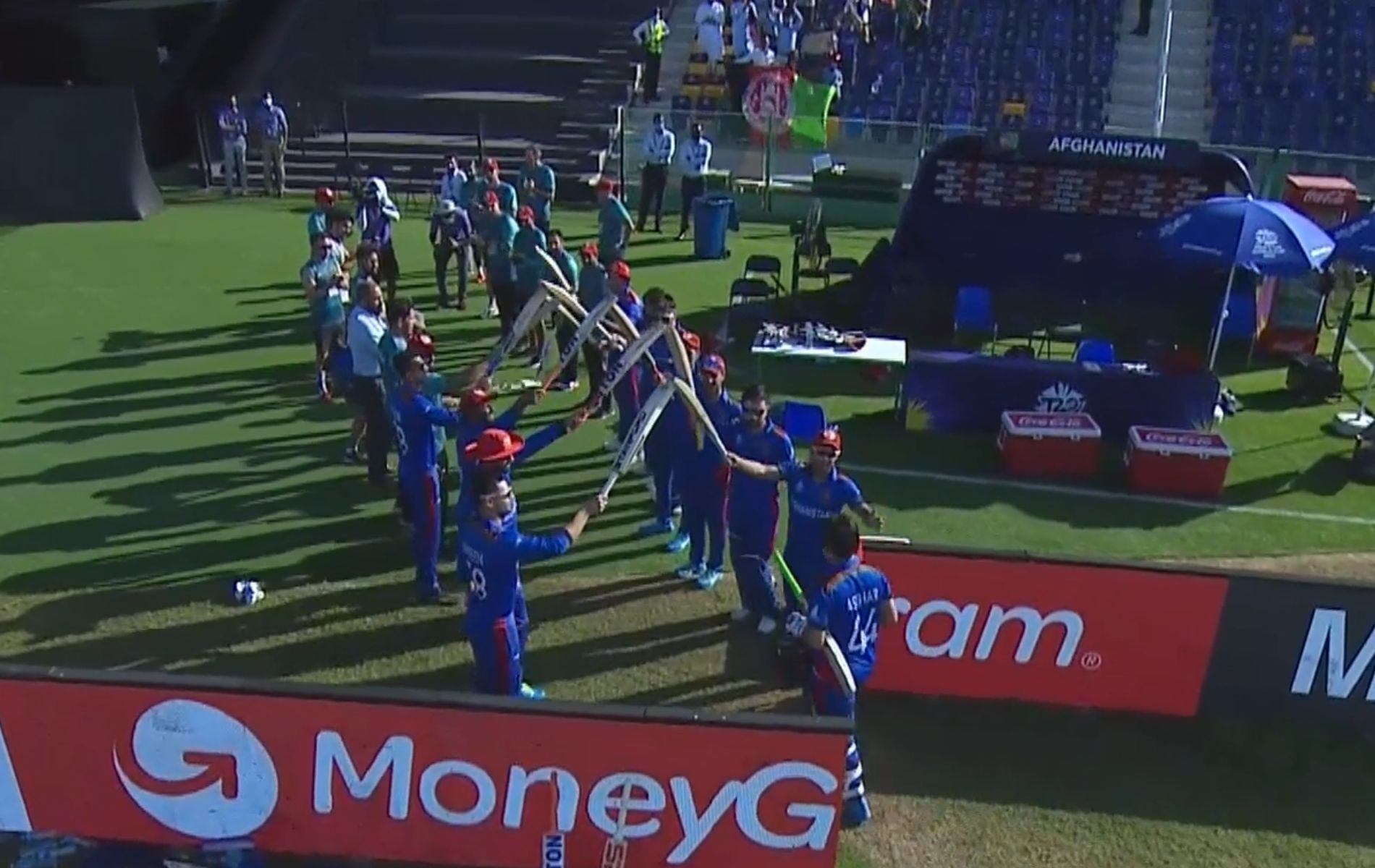 T20 World Cup 2021: Asghar Afghan Gets Guard Of Honour From Namibia On