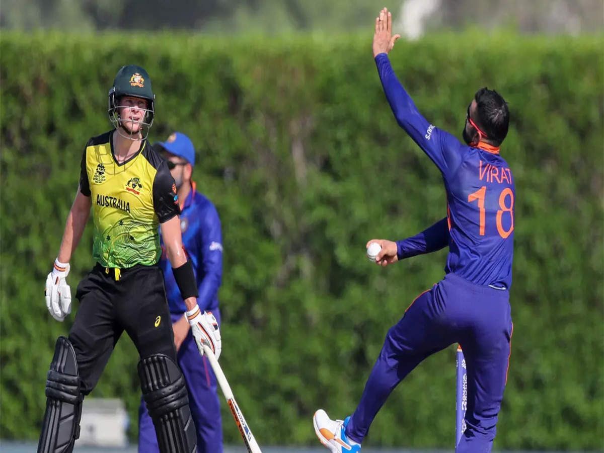 Virat Kohli bowled a two-over spell in the warm-up game against Australia