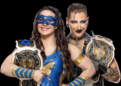 WWE Women's Tag Team Champions Nikki A.S.H. and Rhea Ripley