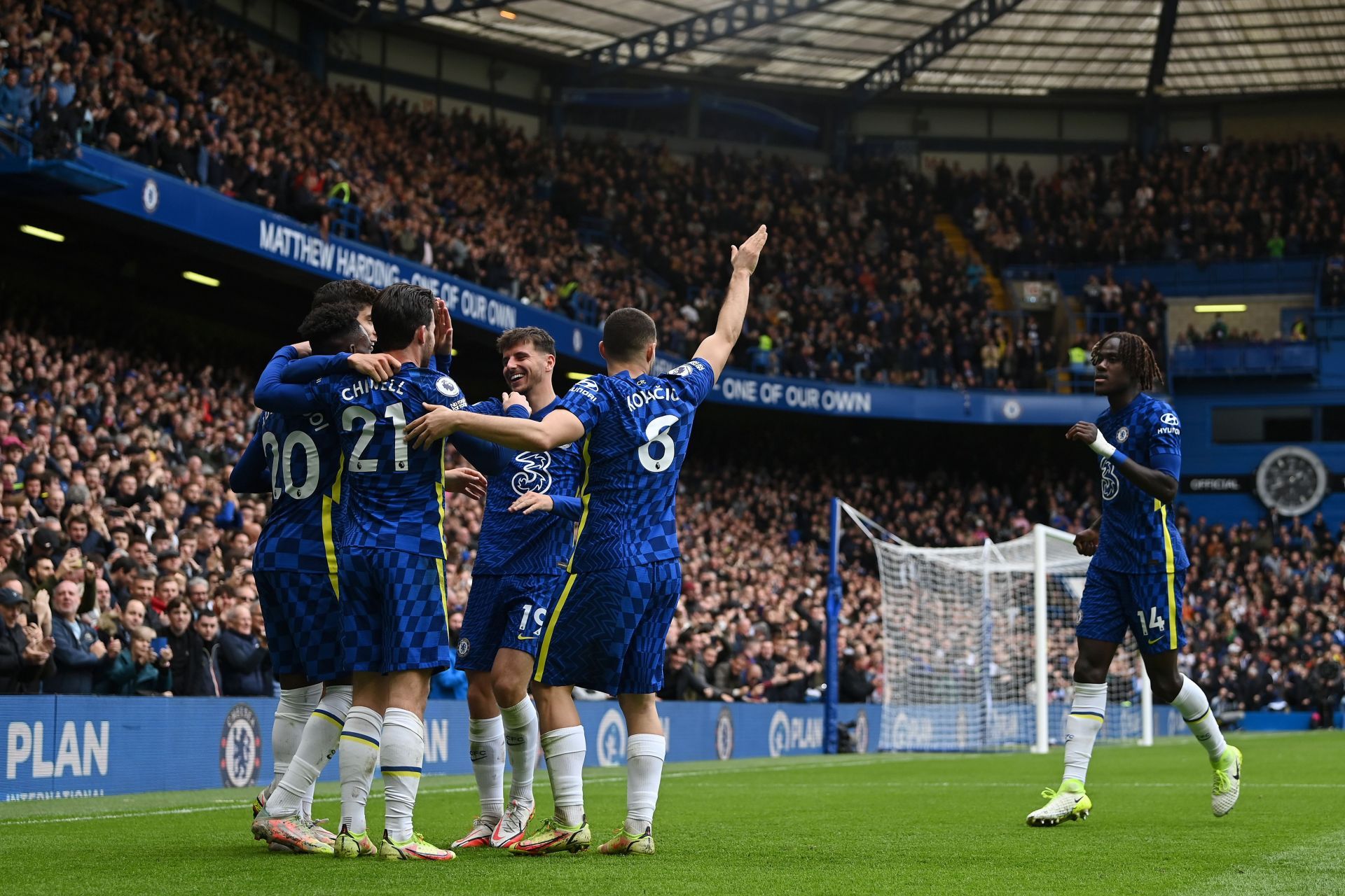 Chelsea are leading the Premier League table this season.