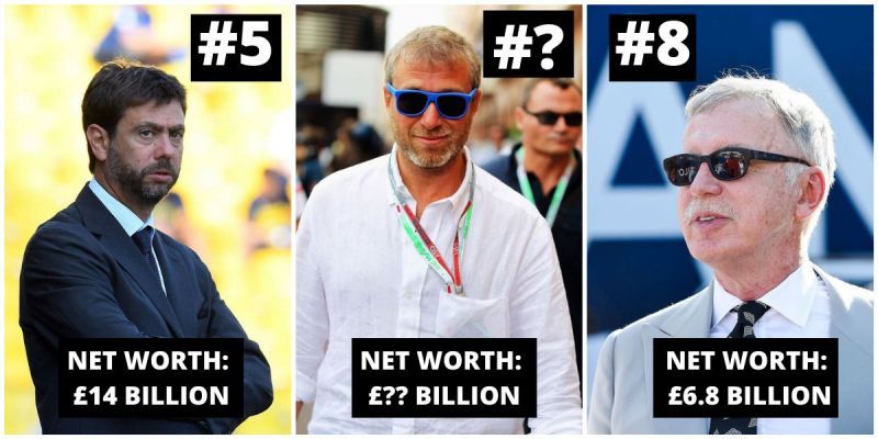 Here are the richest club owners in football at the moment