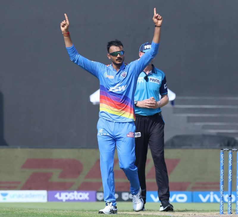 Axar Patel returned with figures of 3/21 against Mumbai (Credit:BCCI/IPL)