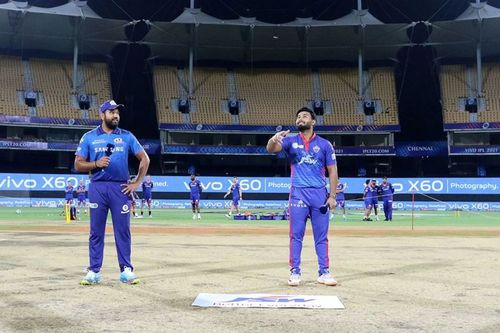 Rohit Sharma and Rishabh Pant. Pic: IPLT20.COM