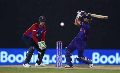 Ishan Kishan (R) shone brightly in India's massive win. (PC: BCCI)