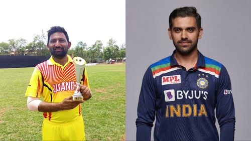 Dinesh Nakrani and Deepak Chahar jointly hold the record for the best bowling figures in T20I cricket history