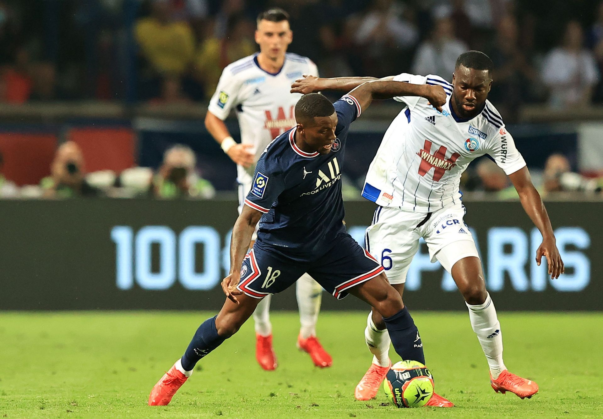 Georginio Wijnaldum in action for Paris Saint Germain