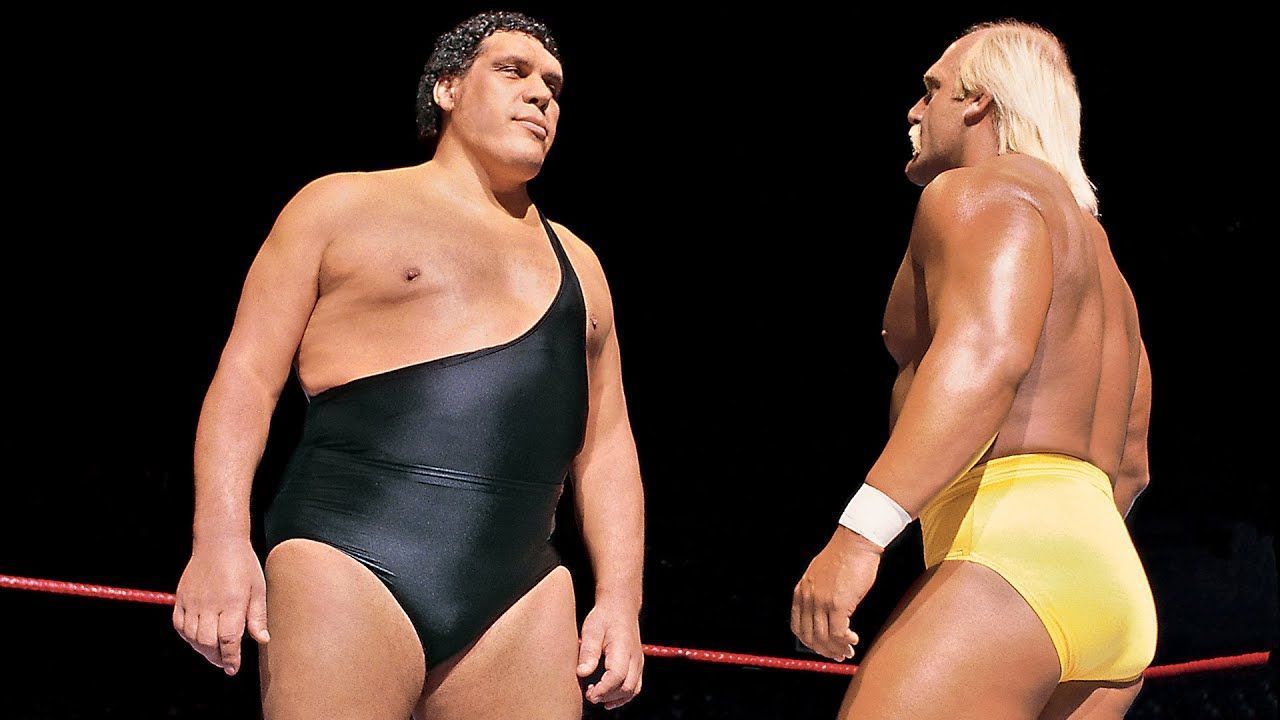 Andre the Giant and Hulk Hogan
