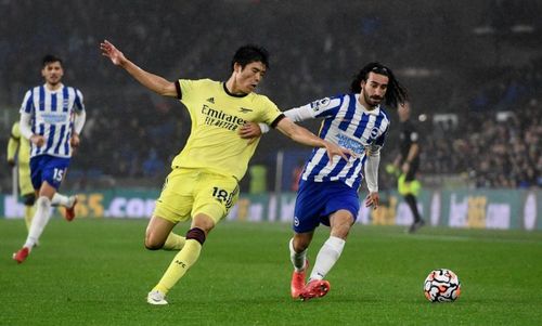 The Amex game ended goalless between Brighton and Arsenal.