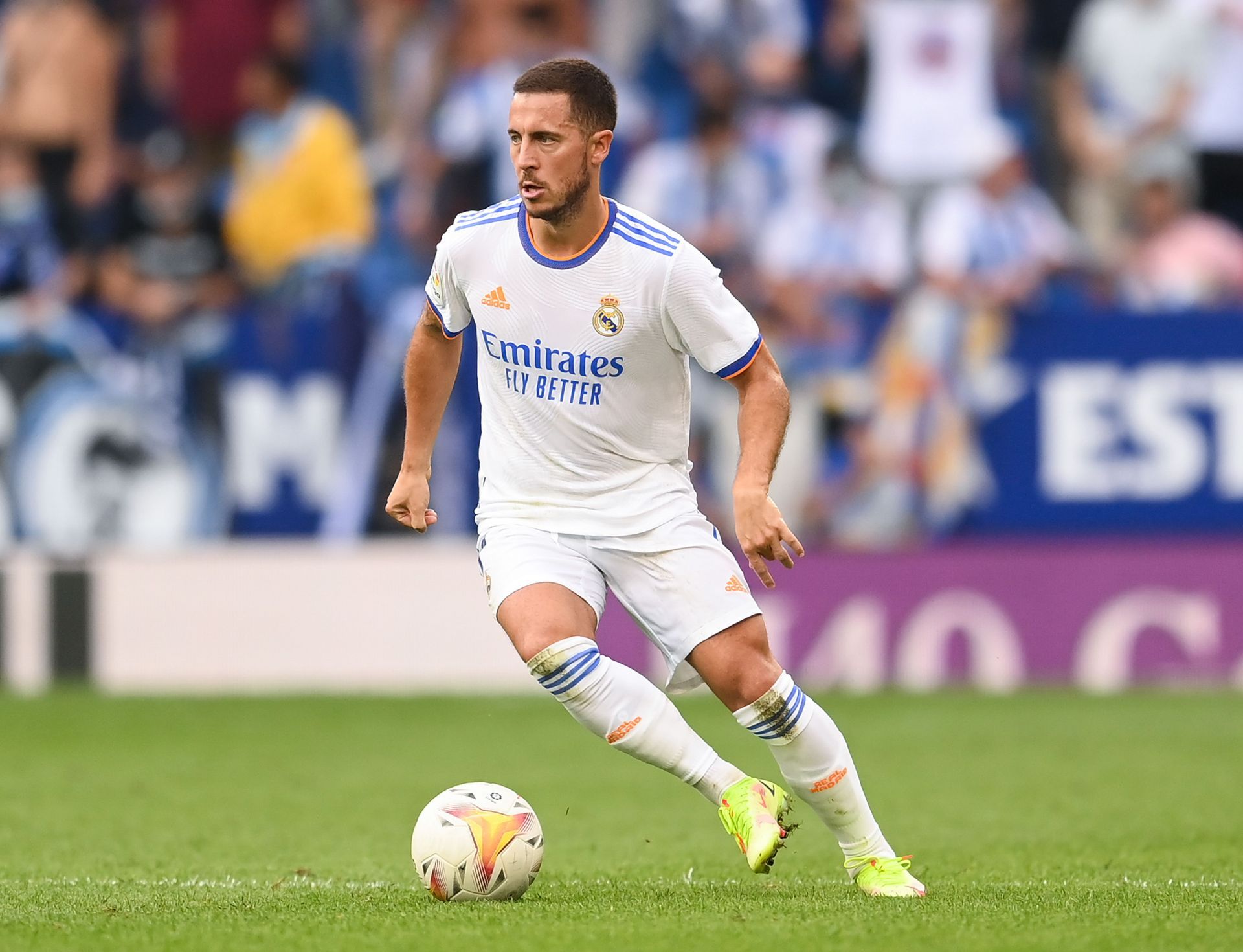 Eden Hazard in action for Real Madrid