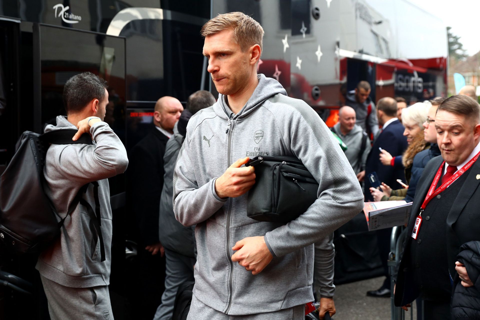 Former Arsenal defender Per Mertesacker. (Photo by Clive Rose/Getty Images)