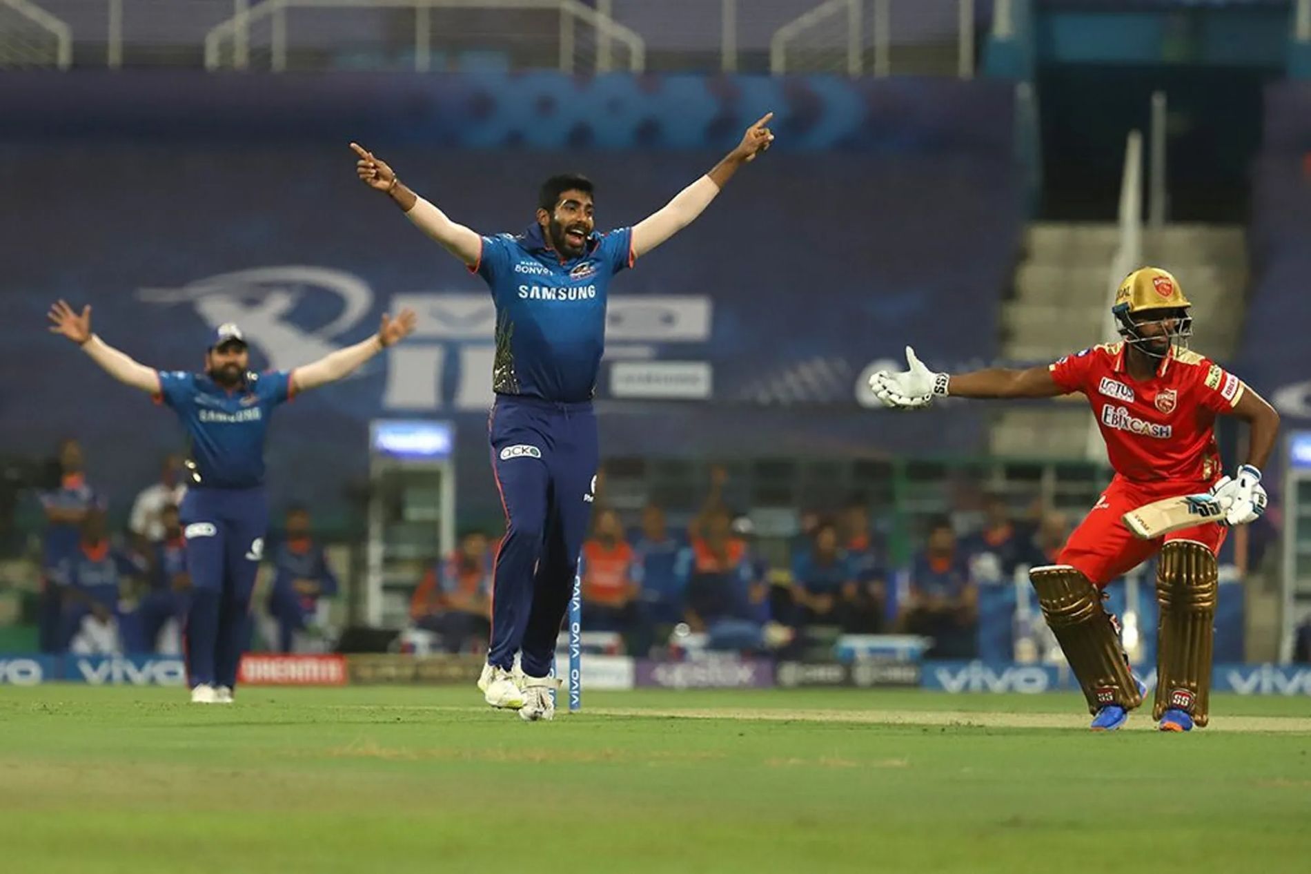 MI fast bowler Jasprit Bumrah. Pic: IPLT20.COM