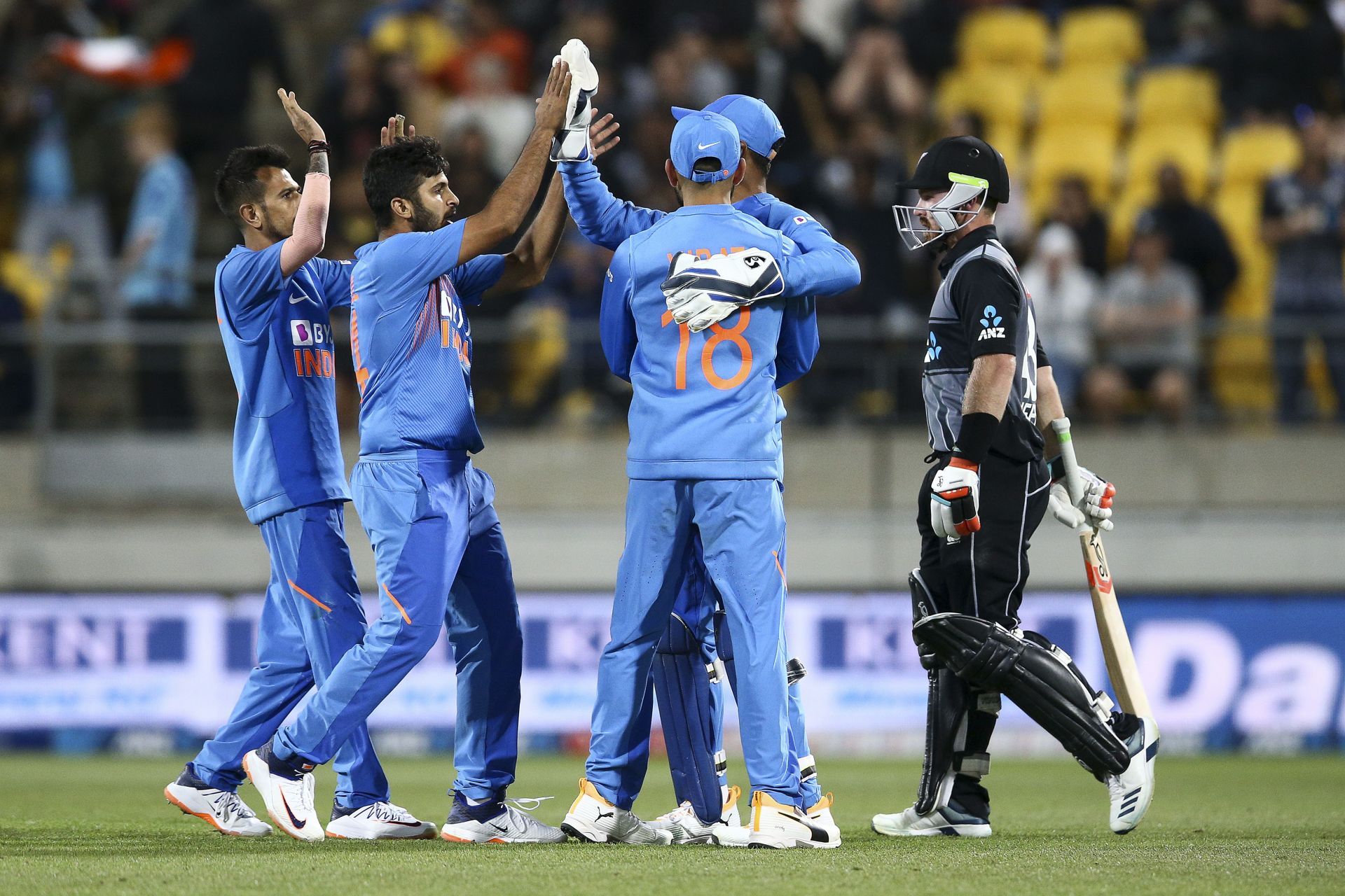 New Zealand v India - T20: Game 4