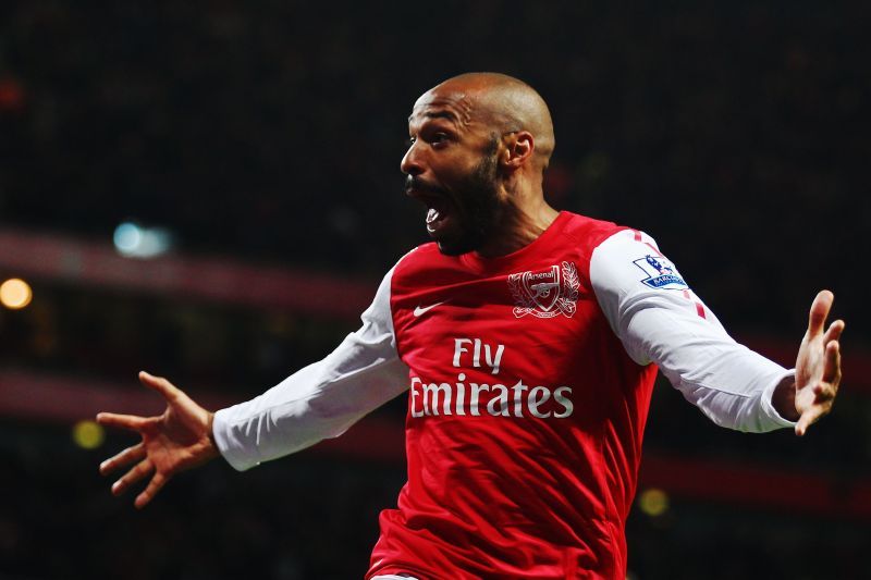 Thierry Henry for Arsenal in the Premier League