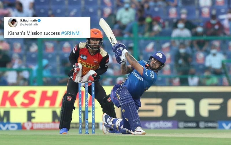 IPL 2021: Ishan Kishan scored 84 off 32 against SRH.