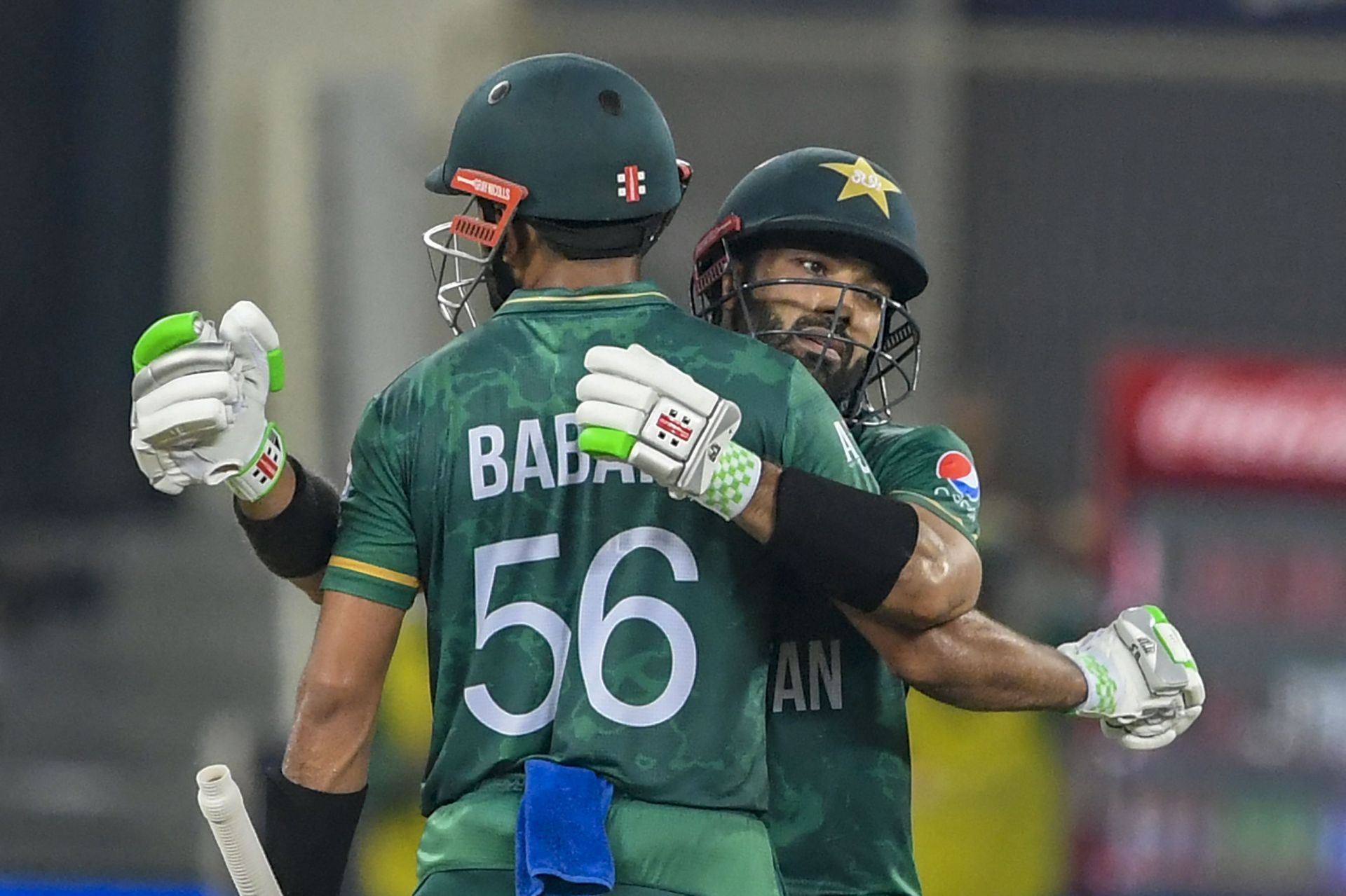 Babar Azam and Mohammad Rizwan. (Image Credits: Twitter)